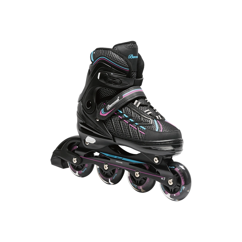 Patin à roues alignées à roue légère en PU BW-129