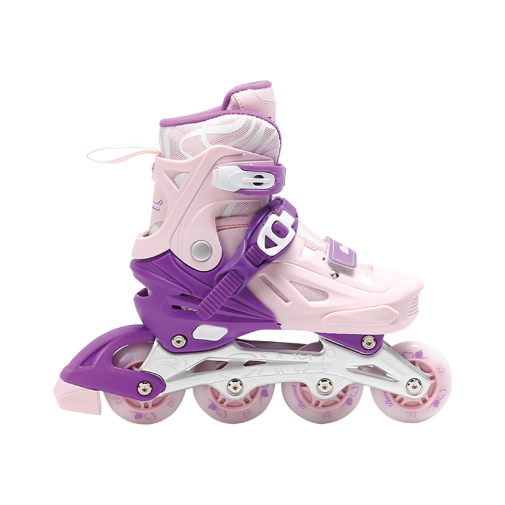 Patin à roues alignées réglable à LED BW-220-A