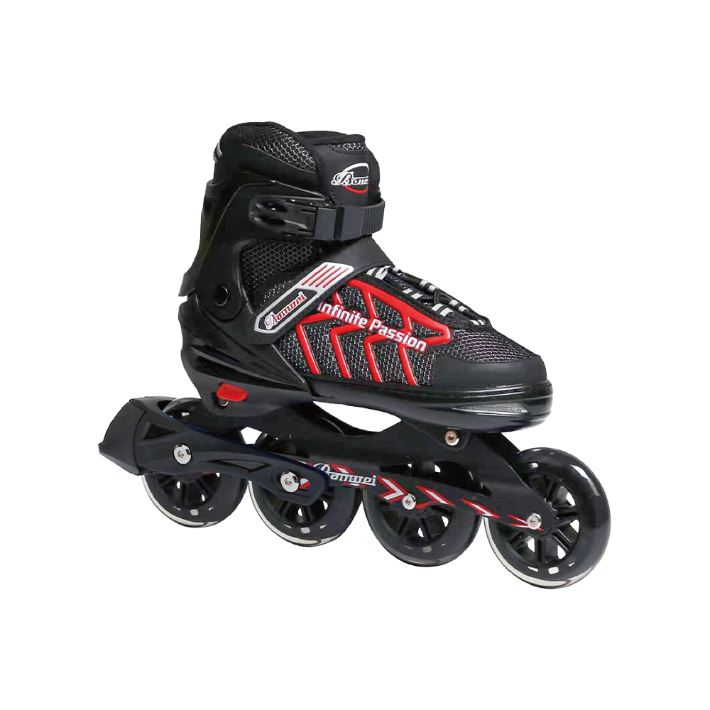 Patin à roues alignées à grande roue en PU BW-128