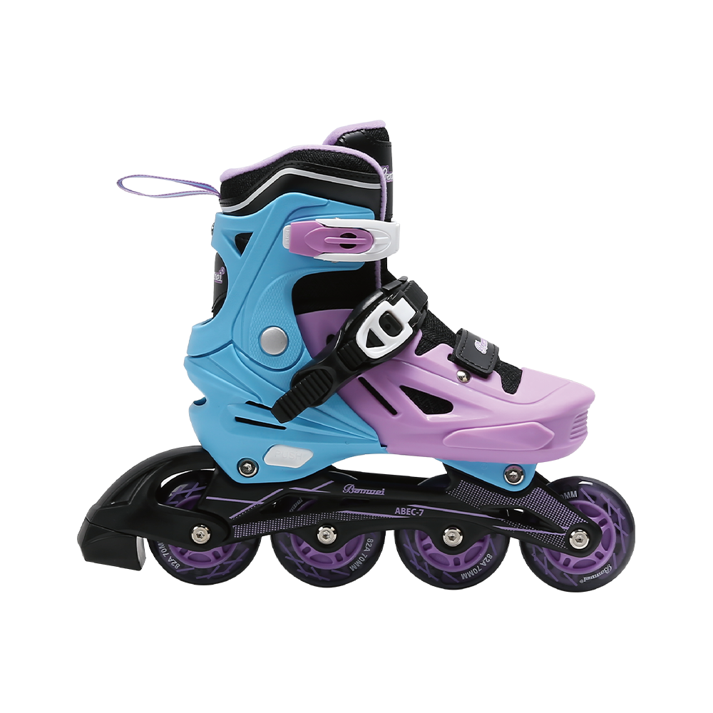 Patin à roues alignées réglable à LED BW-220-A
